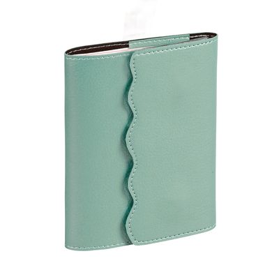 Quo Vadis Calypso - Agenda - 2025 - semainier - mini - 100 x 150 mm - portrait - papier blanc - couleur unique - couverture vert céladon - synthétique