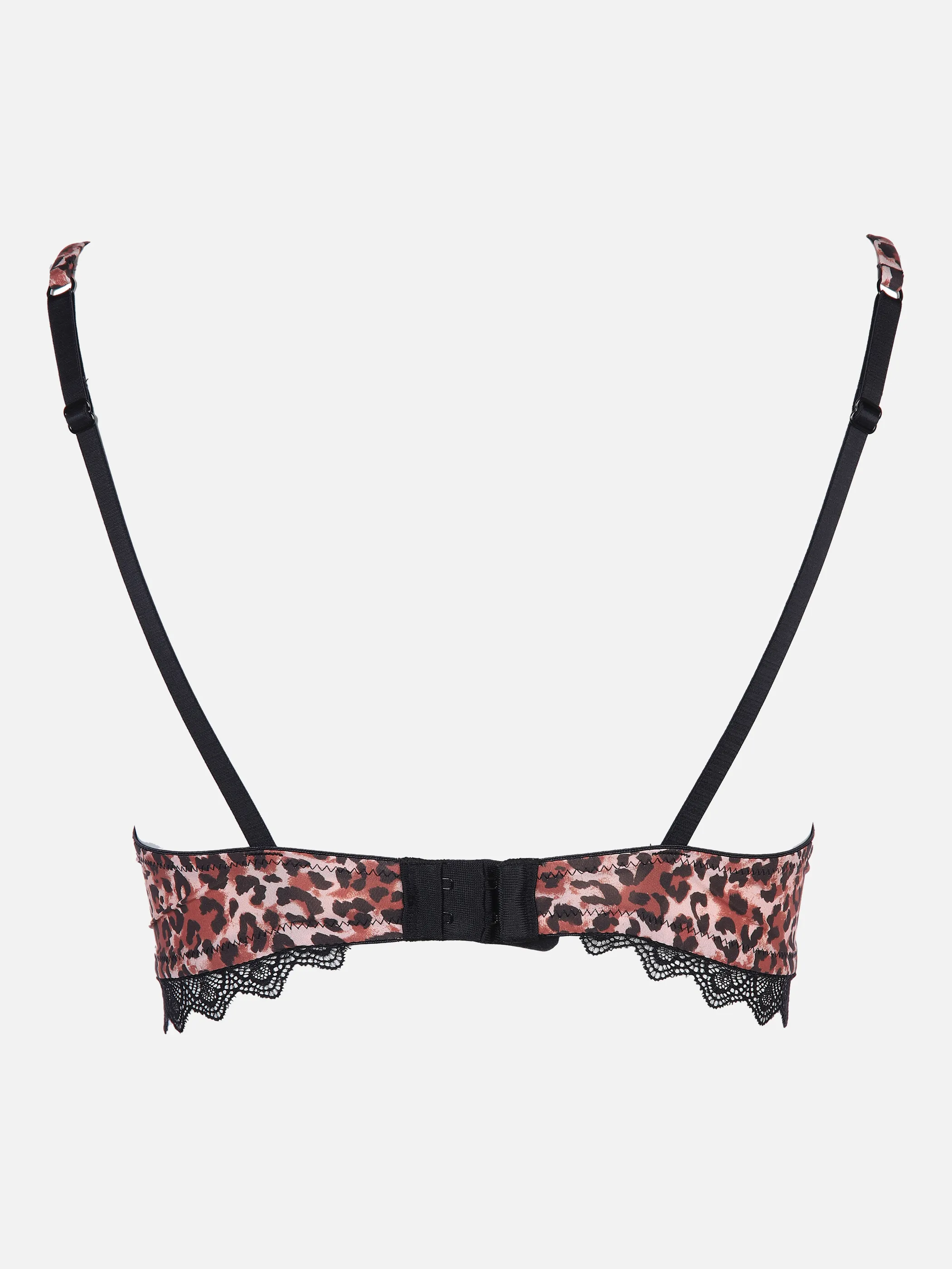 Damen Push Up BH mit Leo Muster