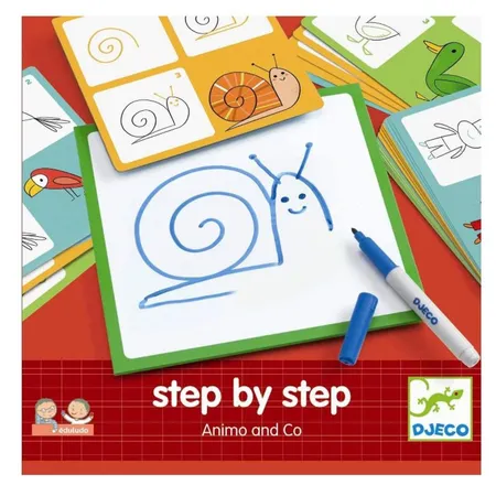 Djeco Lernspiele: Step by step - Tiere*