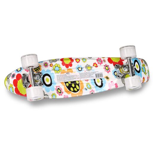 Skate infantil Cruiser em PU, cor Índigo, 56,5 x 15 cm