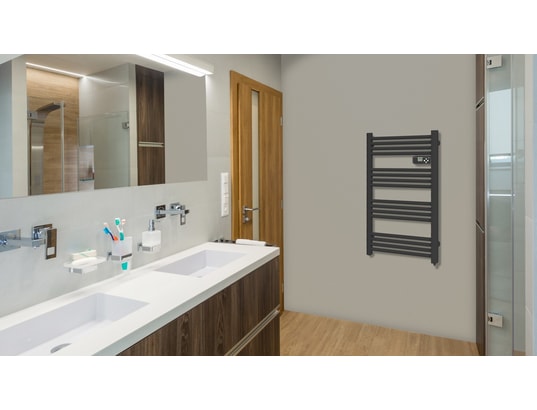 CARRERA - Sèche-serviette électrique 500w noir