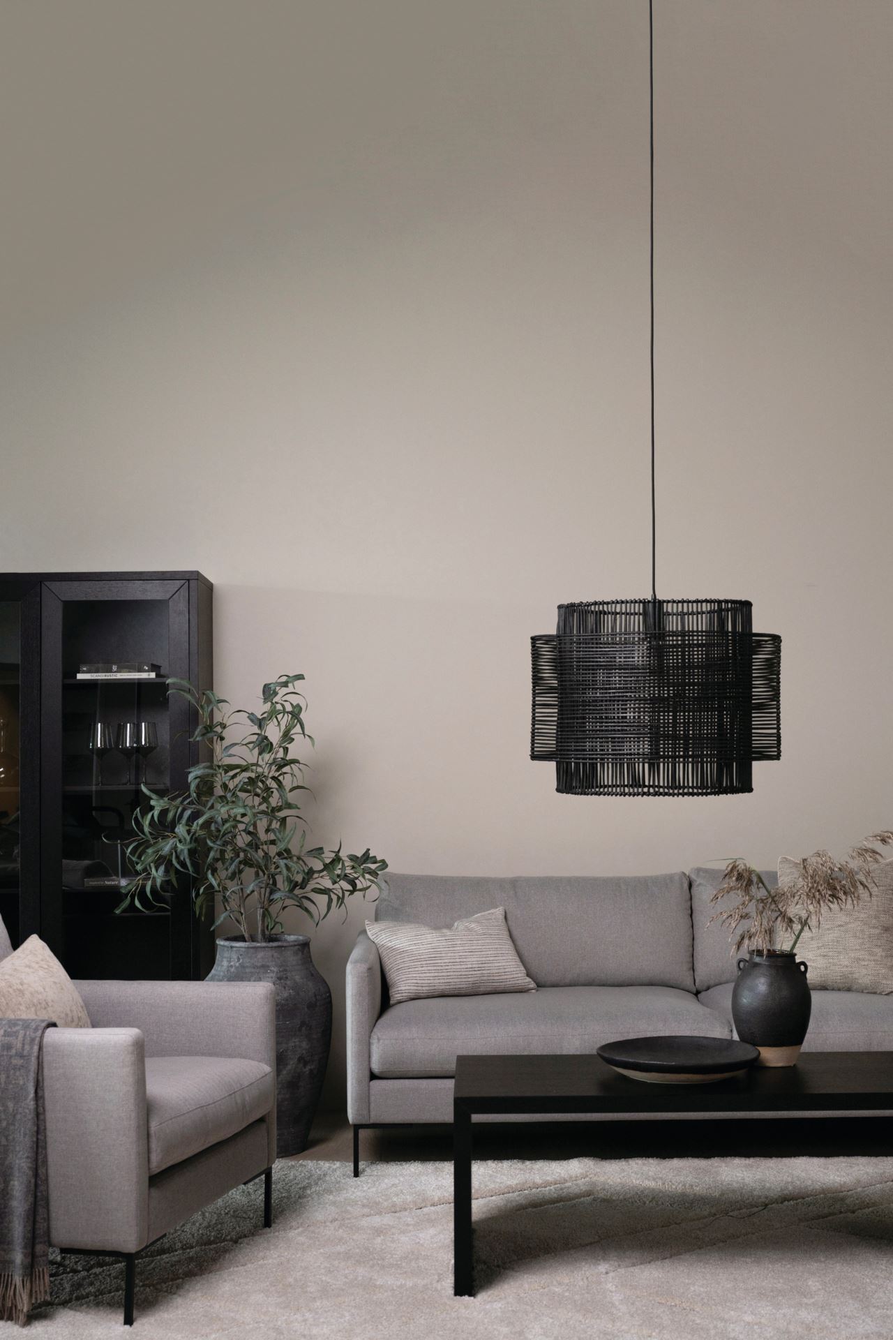 Loungestol lys grå - 86x95x83 cm