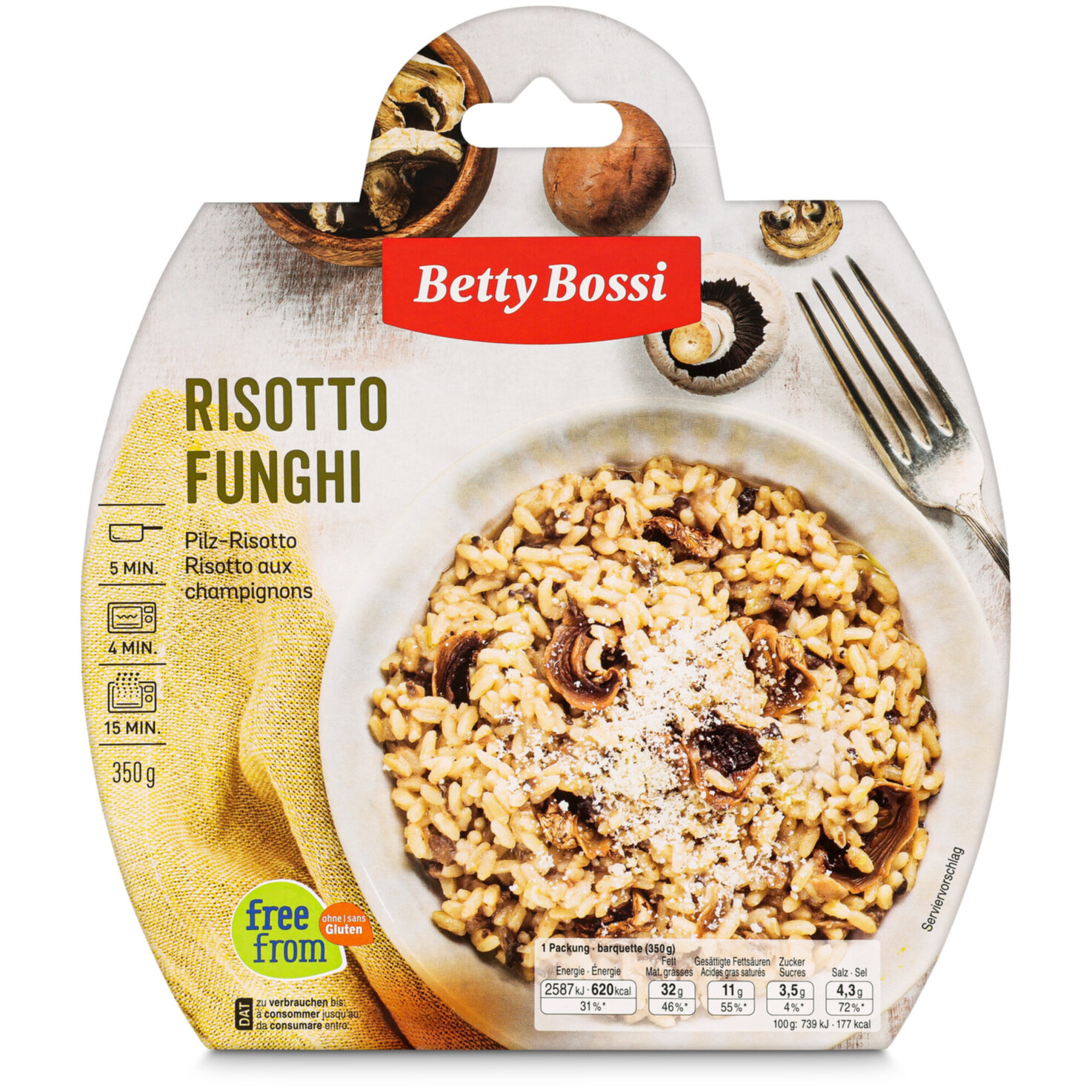 Betty Bossi Risotto Funghi