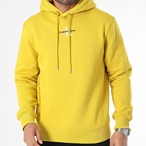 Sweat A Capuche 3749 Jaune Moutarde