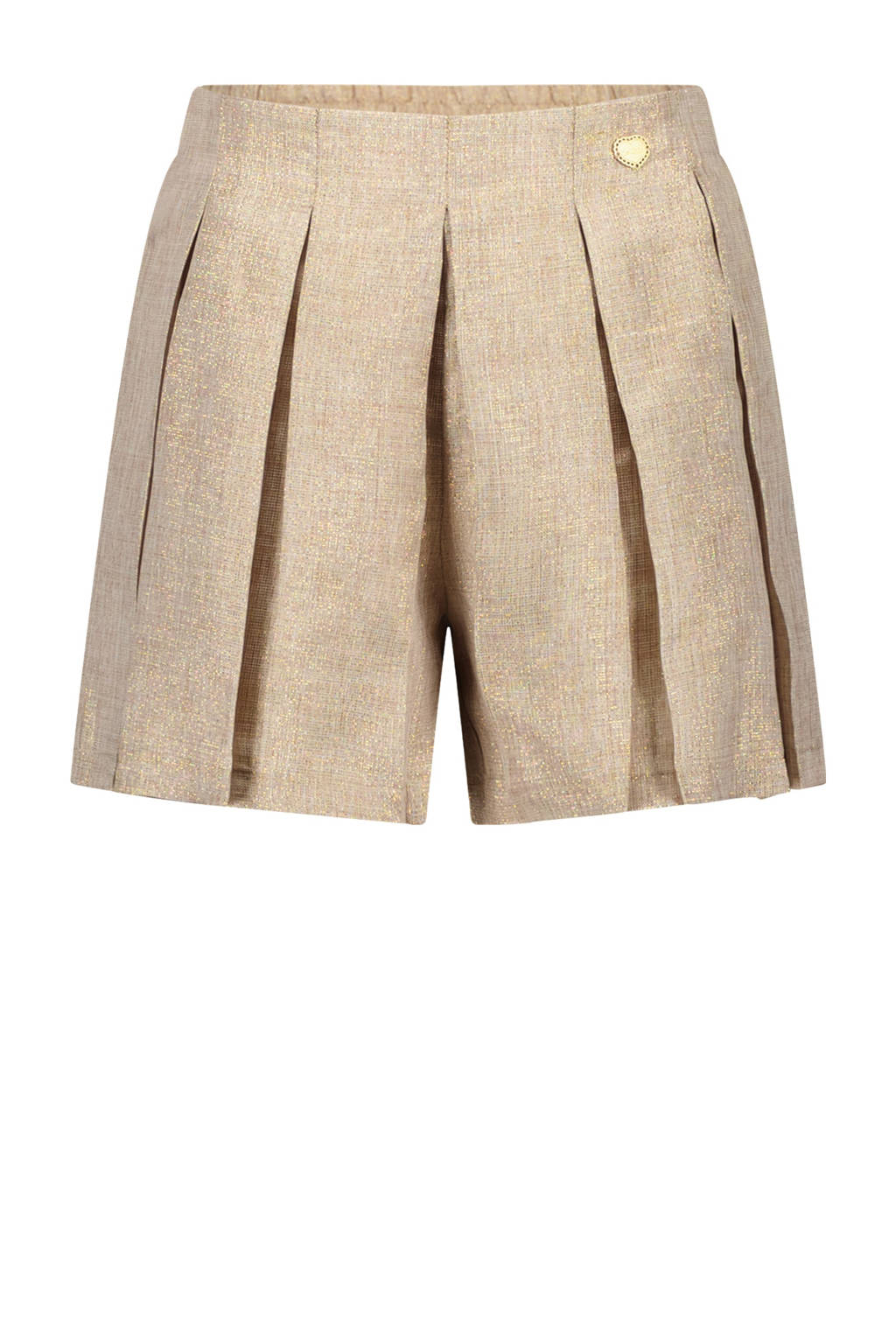 Le Chic regular fit casual short DANZIG beigegoud