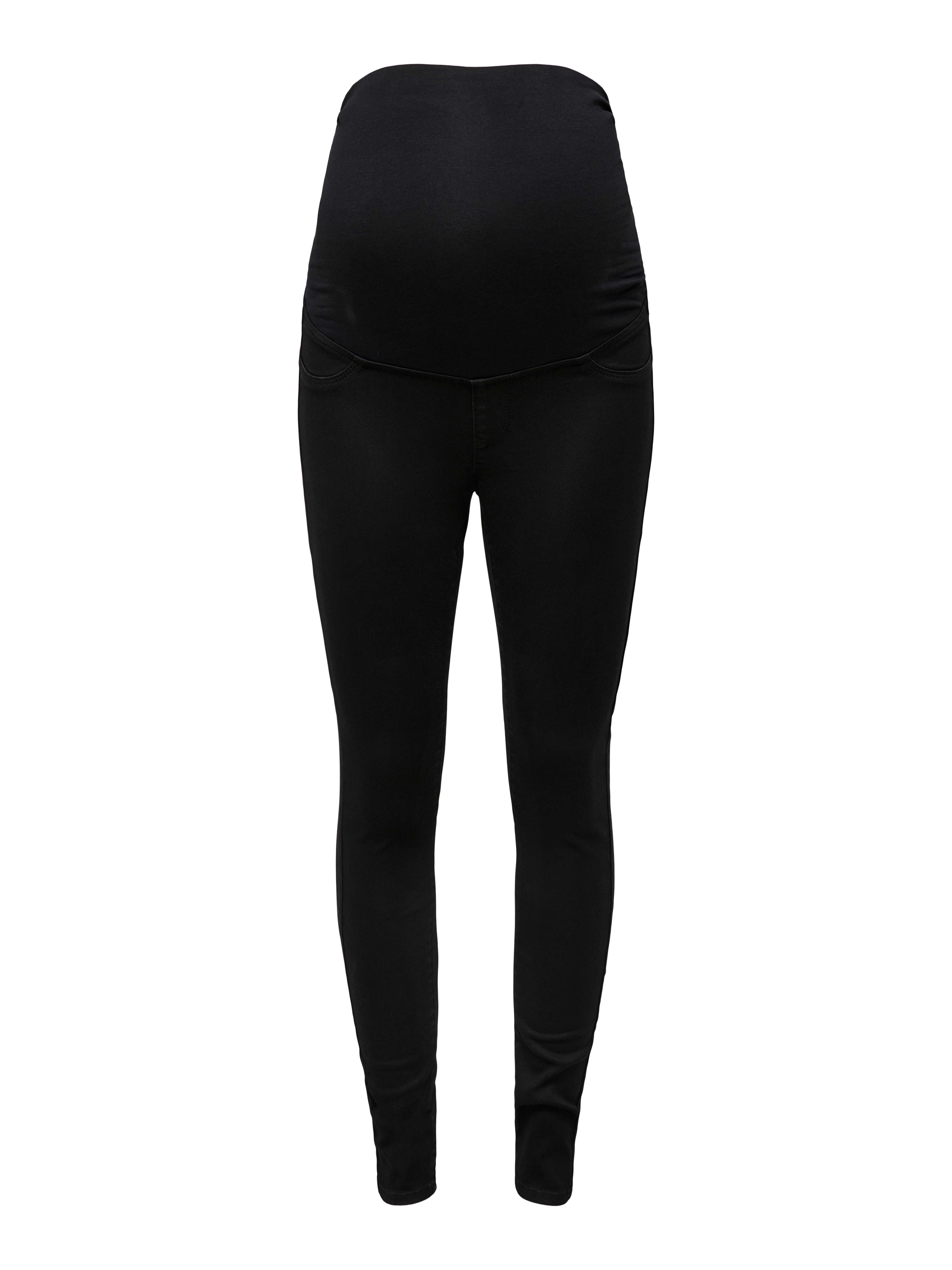 OLMRAIN Mittlere Taille Skinny Fit Jeans Black Denim