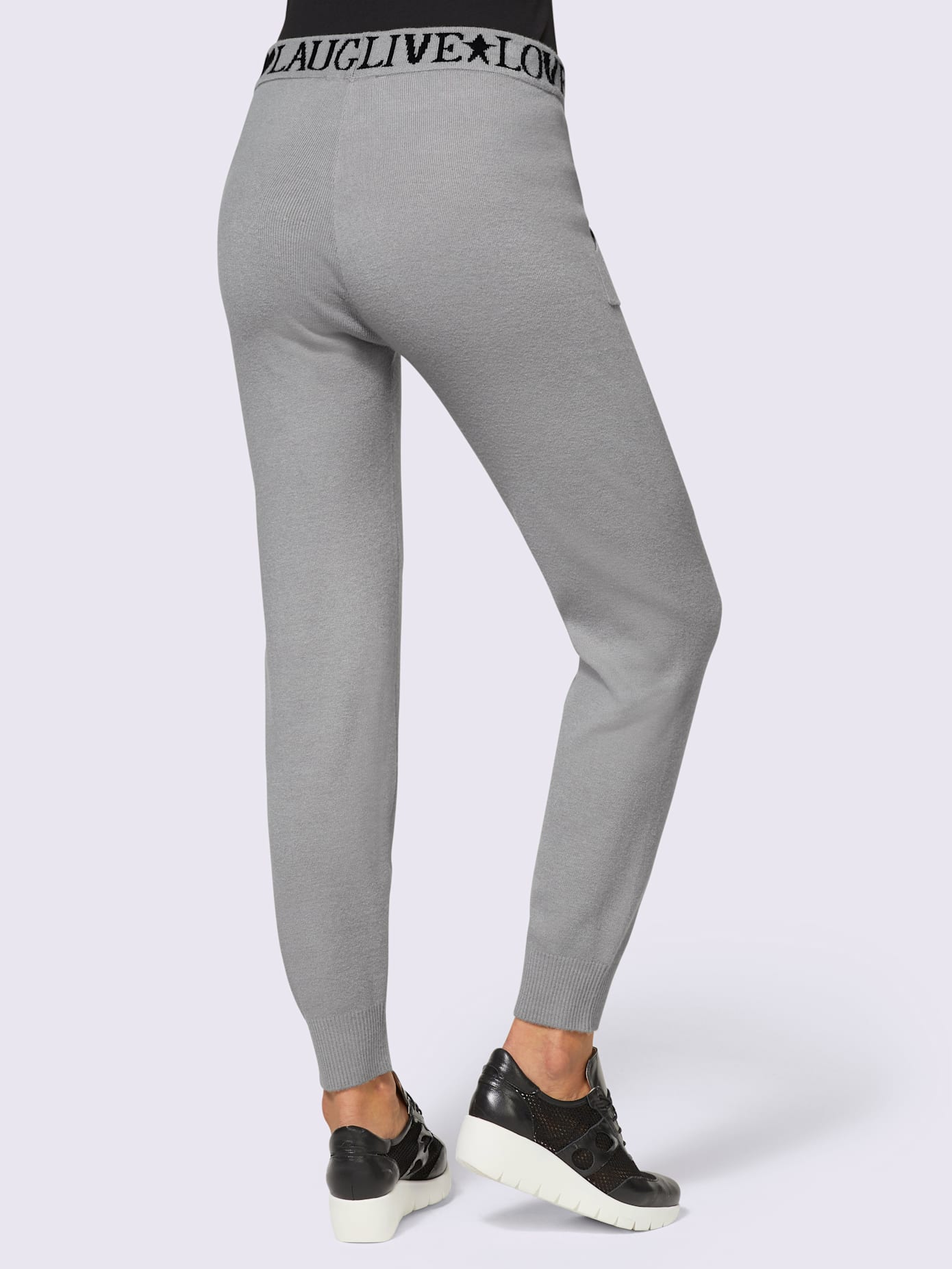 Pantalon de jogging tricot fin et doux