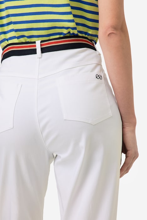7/8-Bengalin Hose, gerades Bein, Elastikbund