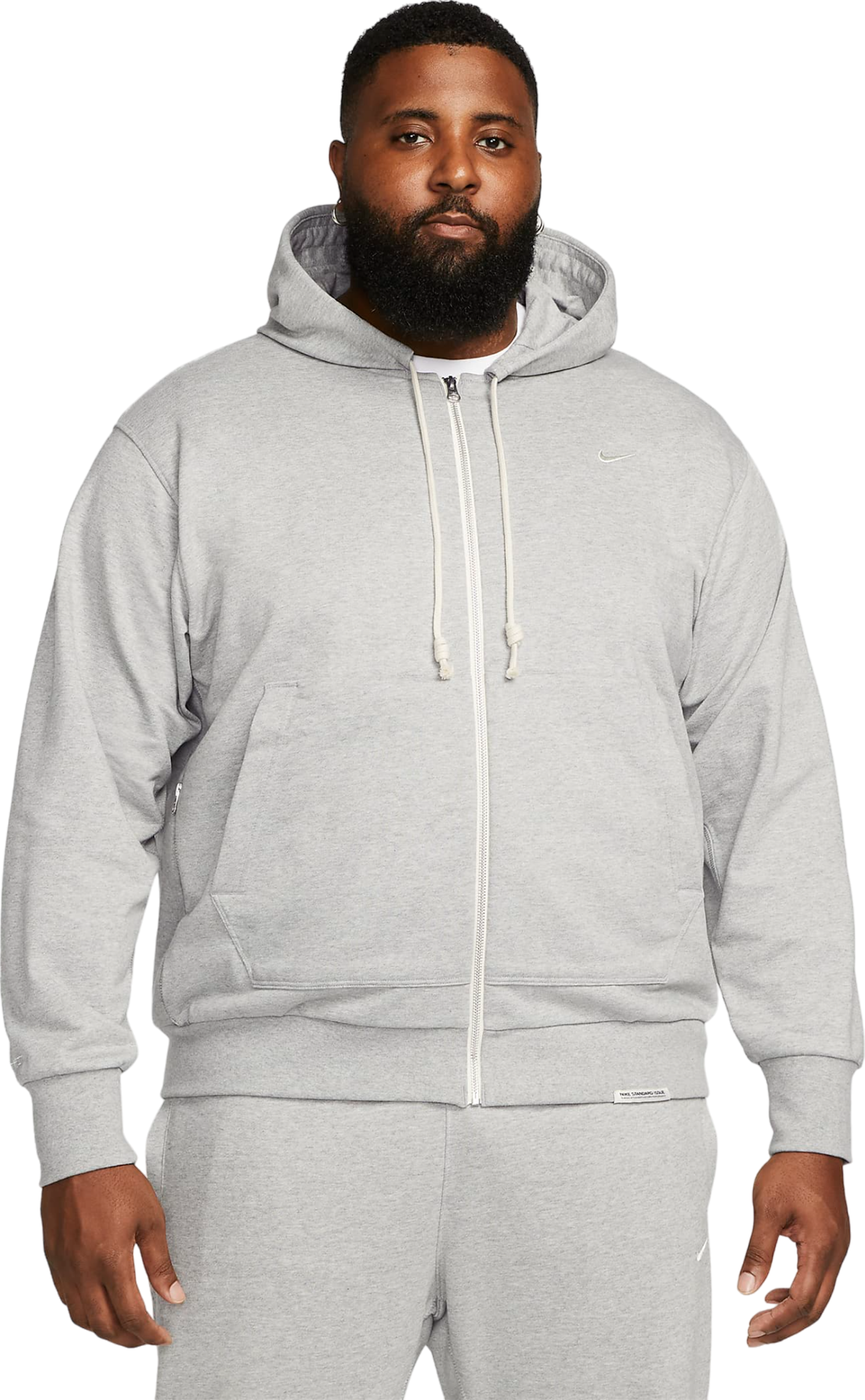 Nike Standard Issue Hoody Grau F063