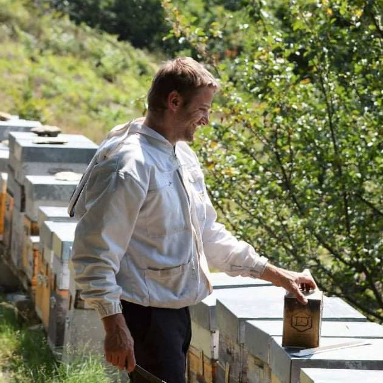 Parrainer une demi-ruche de Lozère : Miel de châtaigner - Récolte 2024