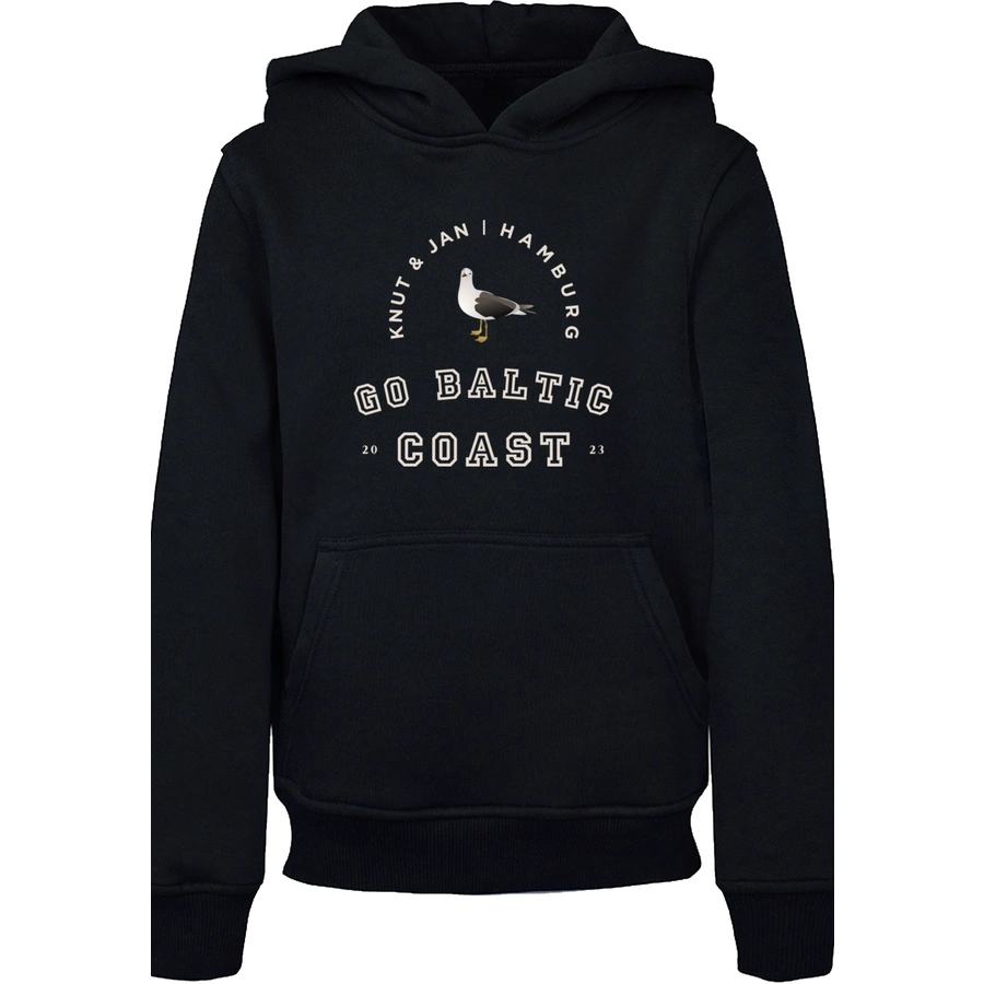 F4NT4STIC Hoodie Möwe Knut & Jan Hamburg schwarz