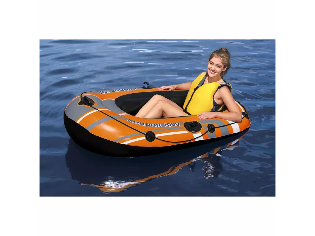 Bateau Gonflable Bestway Hydro-Force Raft Kondor 1000 155x93x30 cm 1 Personne