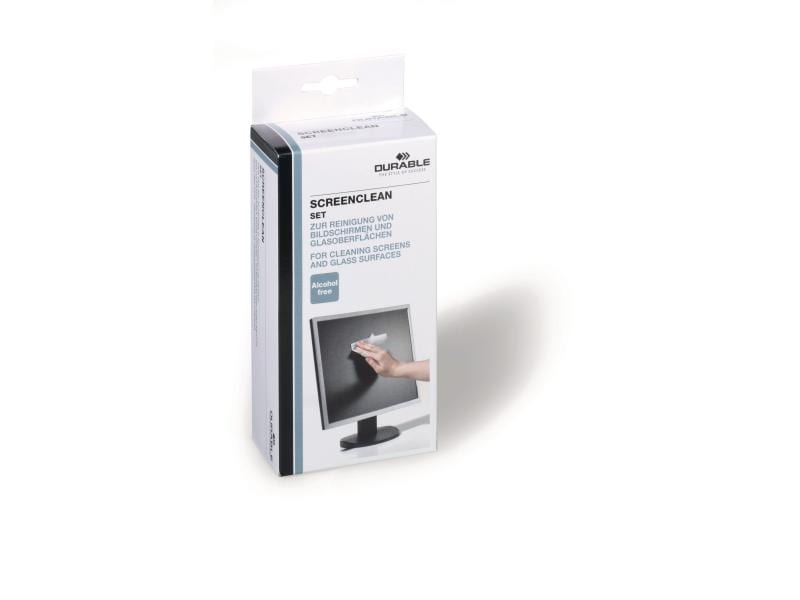 DURABLE Reinigungsspray Screenclean Set 125 ml Reinigungsspray