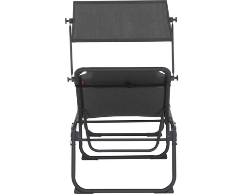 Siena Garden Comfort kampeerligstoel, antraciet