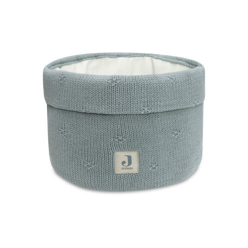 Panier de rangement Cosy knit - Sea green - JOLLEIN