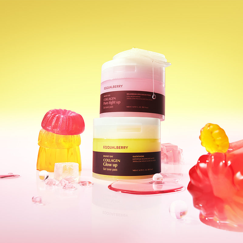 Collagen Glow Up Gel Toner Pads