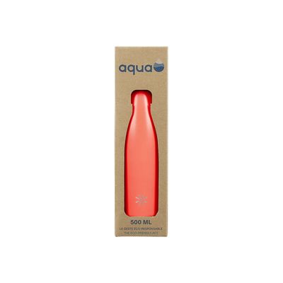Aqua Neon - Gourde Bouteille isotherme 500 ml - double paroi - disponible dans différentes couleurs - Viquel
