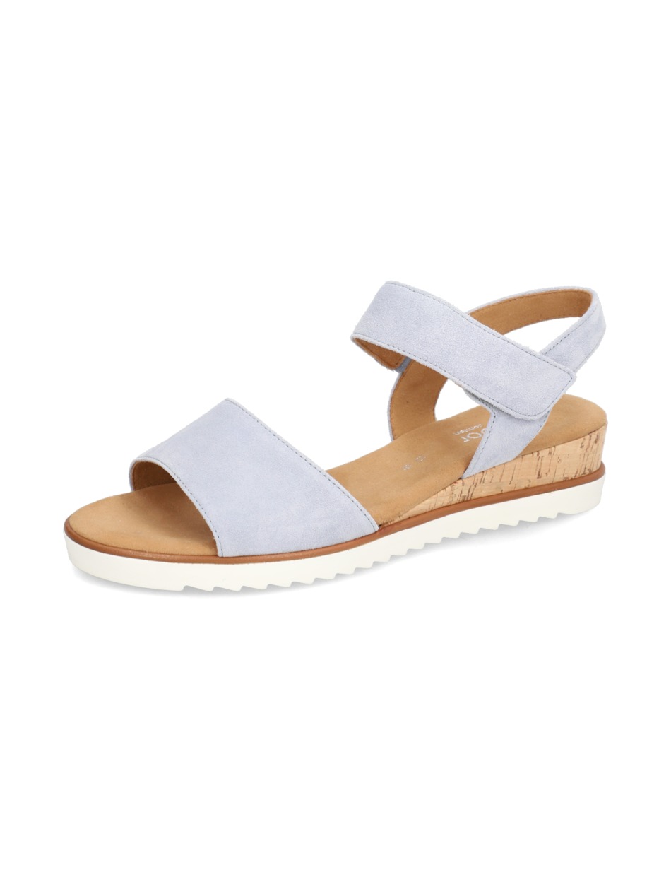 Veloursleder Sandale