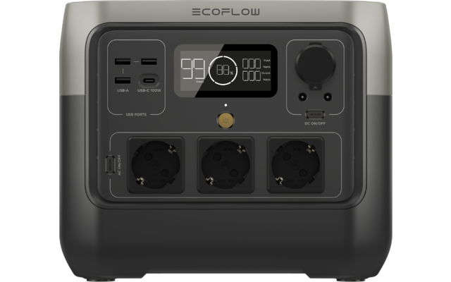 EcoFlow River 2 Tragbare Powerstation 256 Wh 300 W