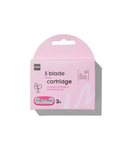 3 recharges à 5 lames