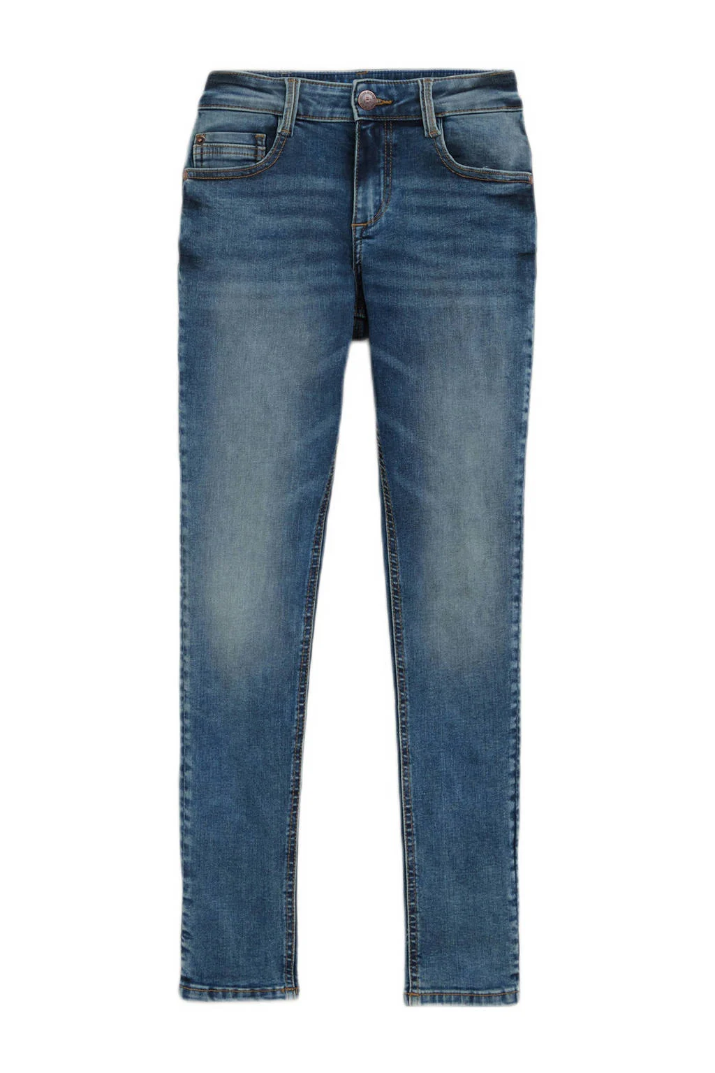WE Fashion skinny jeans bright blue denim