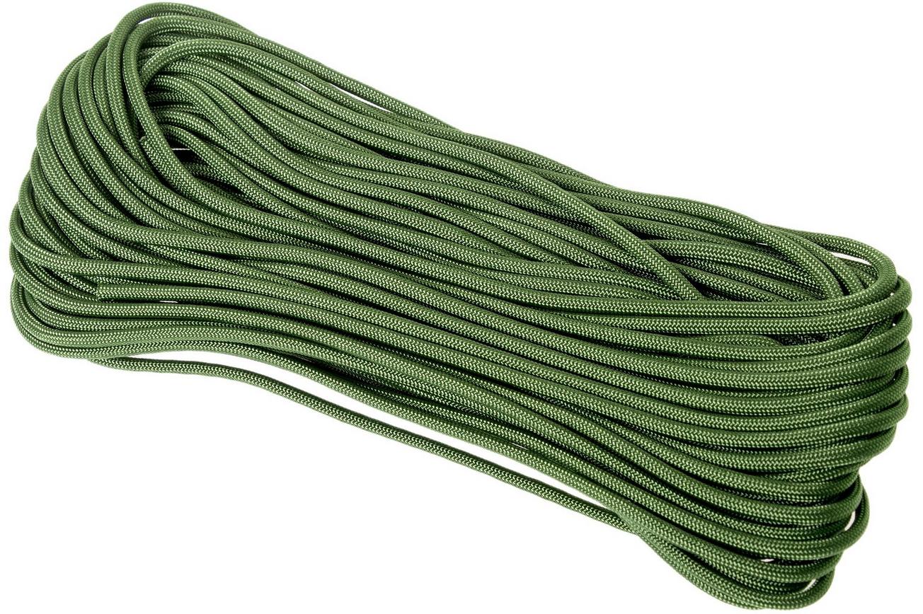 Knivesandtools 550 paracord type III, kleur: fern 483, 50 ft (15,24 m)