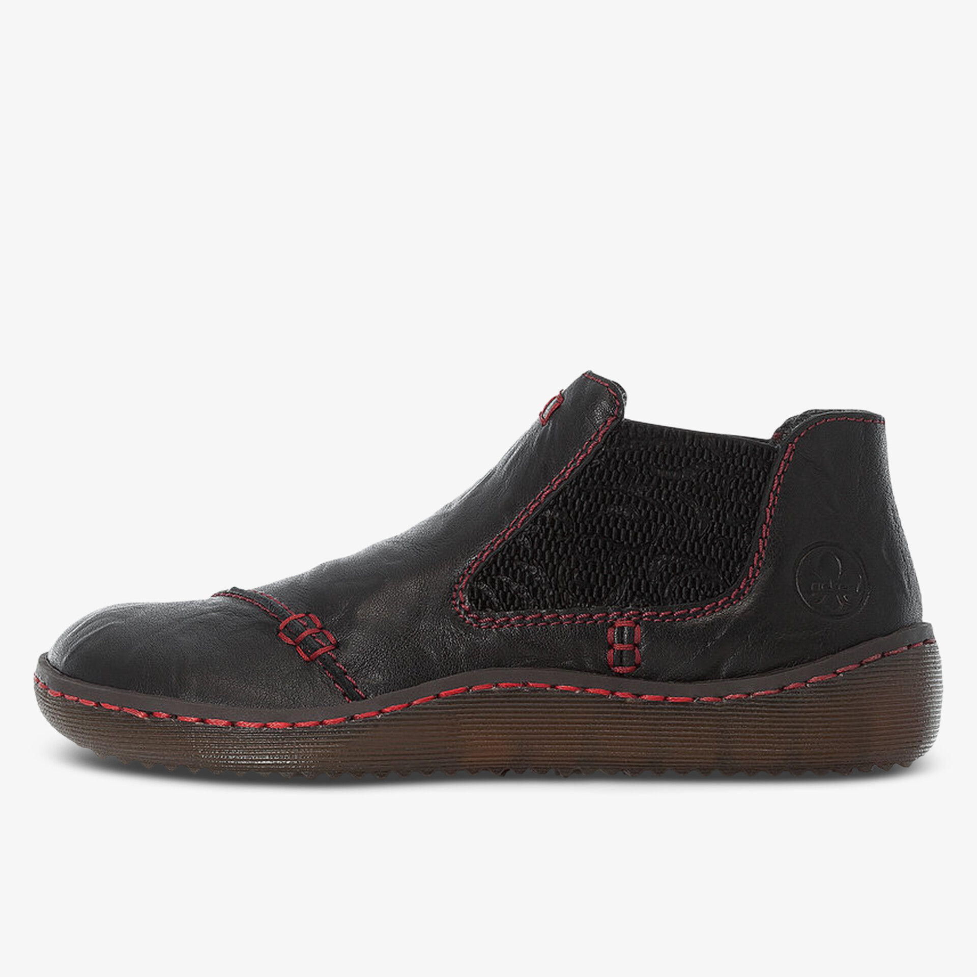 rieker Damen Chelsea Boots schwarz