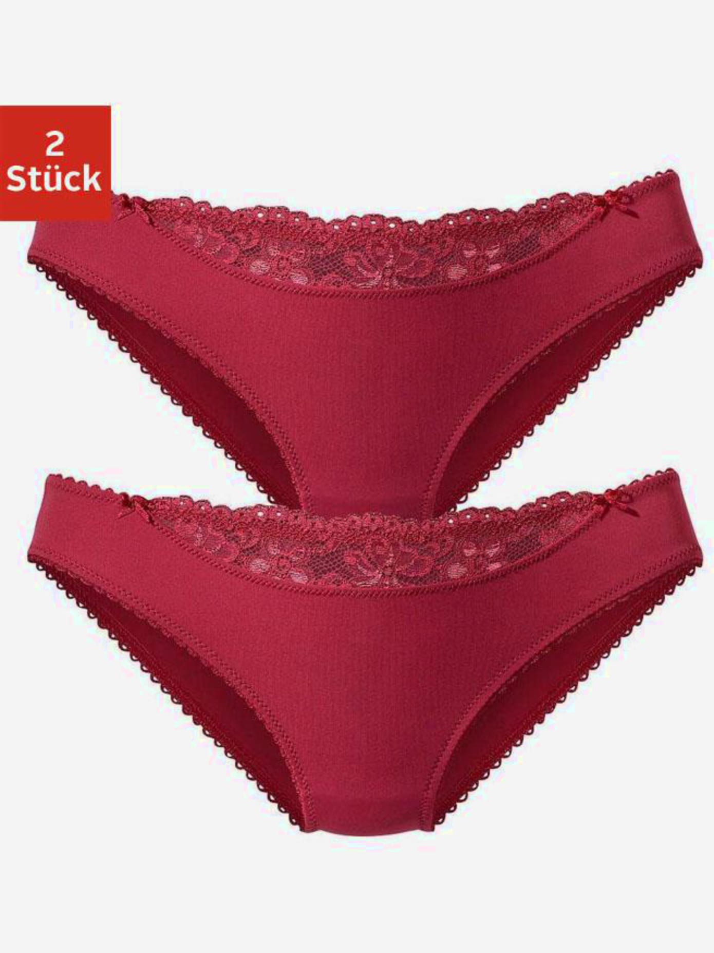 Slip confortable, petit empiècement en dentelle à la ceinture