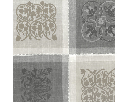 Premium jacquard tafelkleed, grijs, 140 cm breed (per meter verkocht)