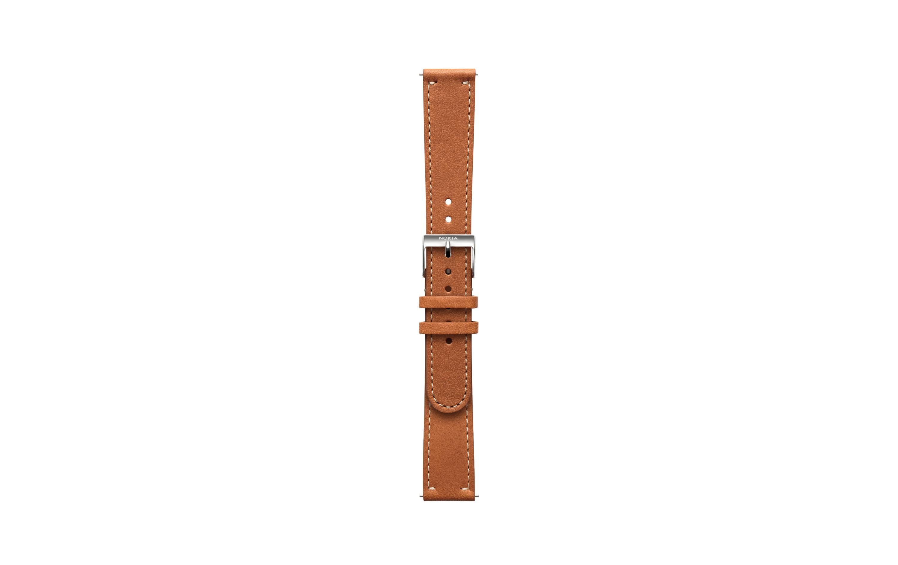 Armband Leder 18 mm, Braun, Braun