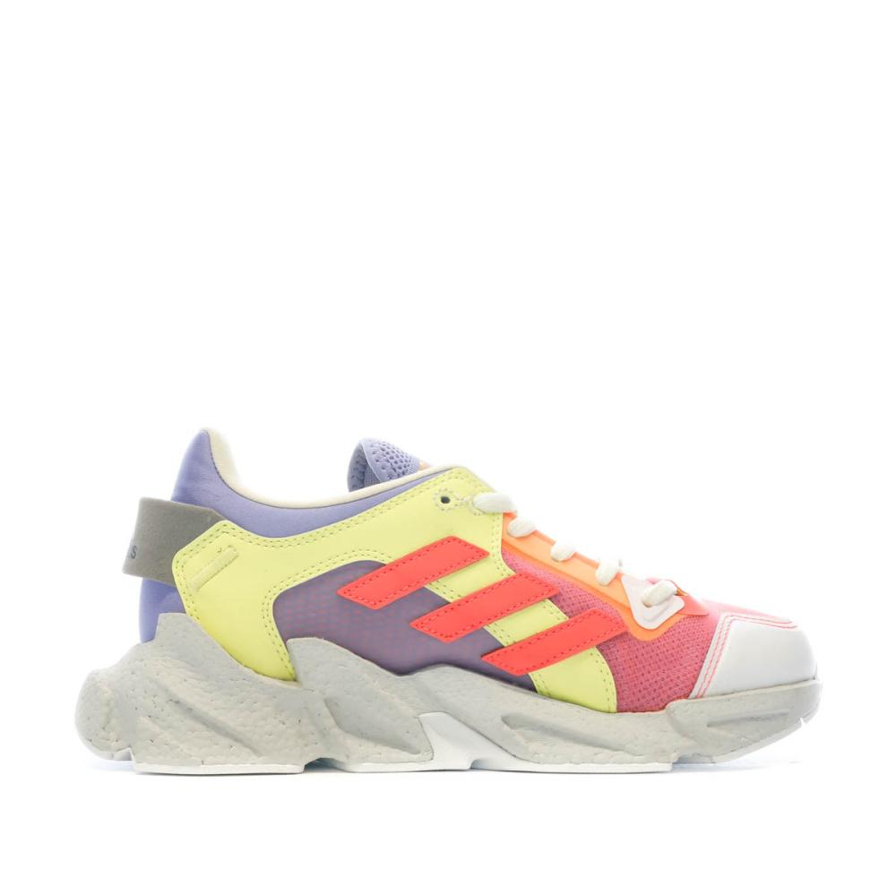 Adidas Baskets Blanches/Roses Femme Adidas Kk X9000