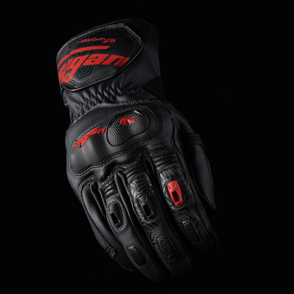 Furygan - Gants enfant Higgins Evo Kid Noir / Rouge