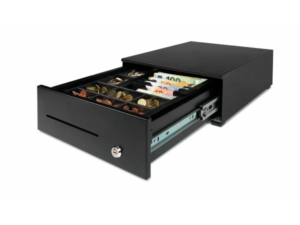Safescan HD-3342, Manuel og automatisk kasseapparat, Metal, Sort, Plast, DC, 12 V