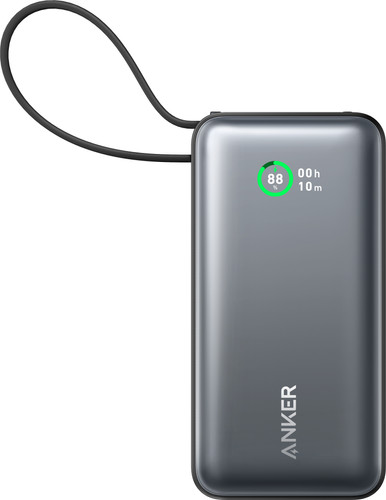 Anker Nano Power Bank 10.000 mAh met Snelladen Zwart