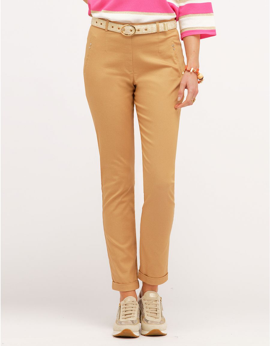Pantalon jegging taupe