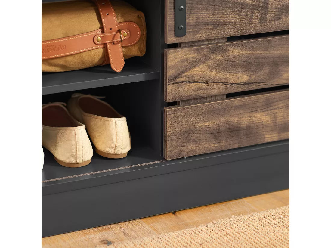 Banc À Chaussures Avec Porte Coulissante, Fsr120-hg