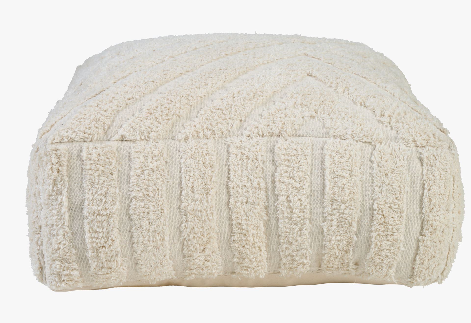 Puff offwhite - 55x55x22 cm