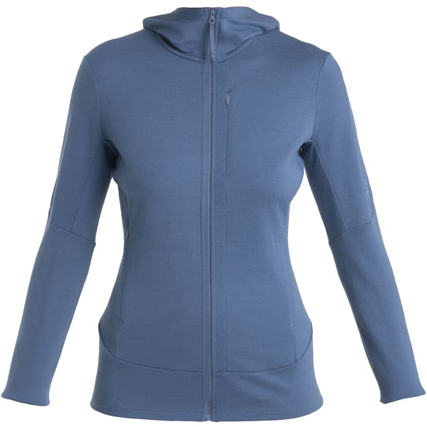 Veste polaire randonnée ICEBREAKER W MERINO 260 QUANTUM IV LS ZIP HOODIE DAWN
