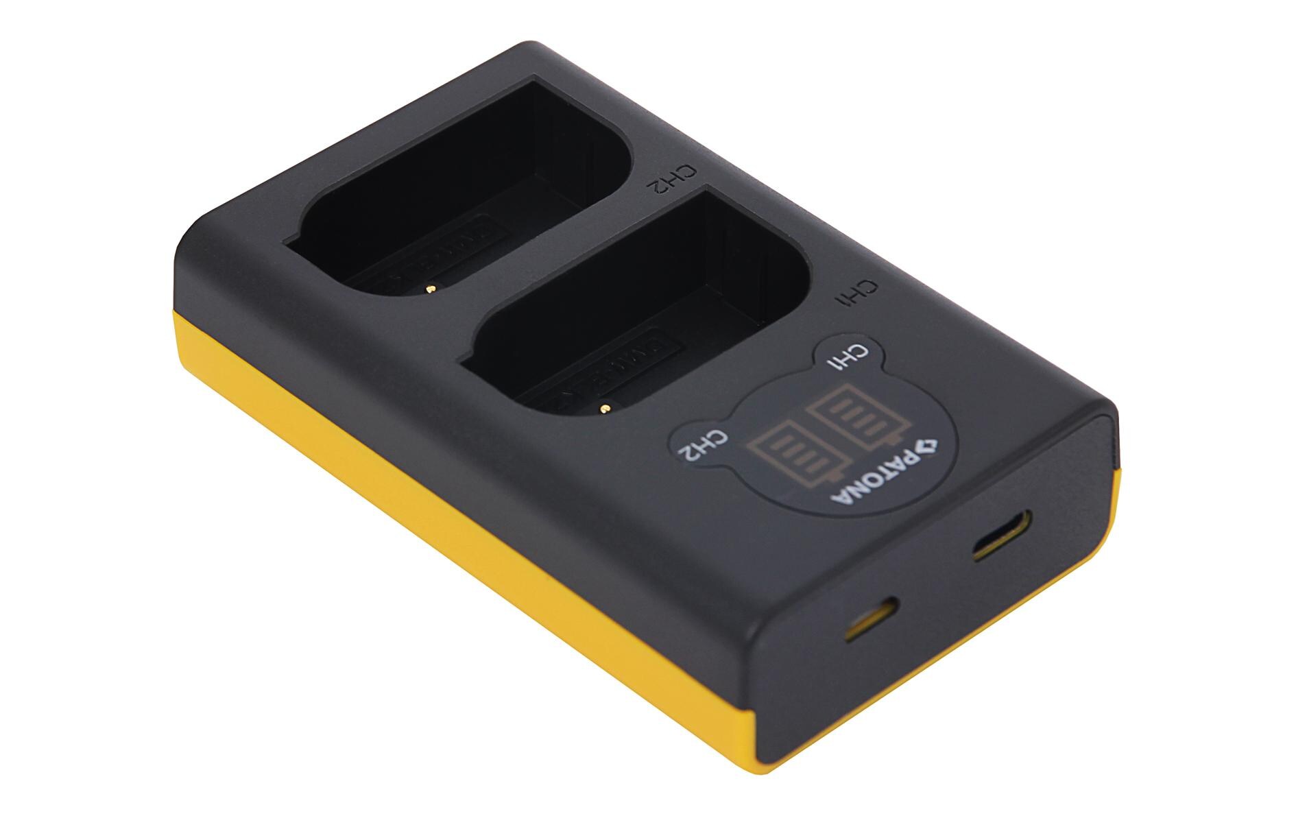 Ladegerät Dual USB – Panasonic DMW-BLK22USB-Dual-Ladegerät für die Panasonic Akkus DMW-BLK22