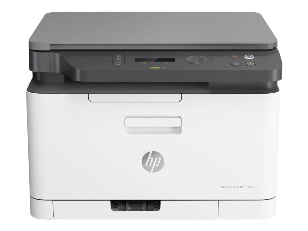 HP Color Laser MFP 178nw - Multifunktionsprinter - farve - laser - A4 (210 x 297 mm) (original) - A4/Letter (medie) - op til 18 spm (kopiering) - op til 18 spm (udskriver) - 150 ark - USB 2.0, LAN, Wi-Fi(n)