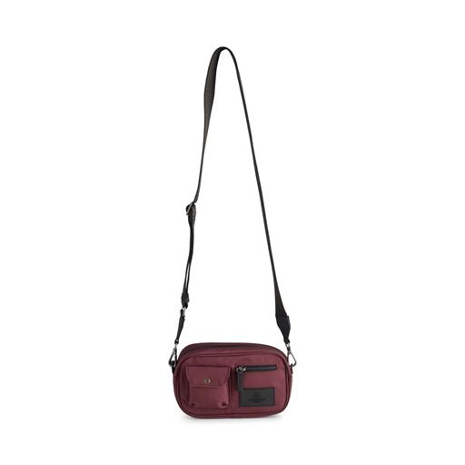 Markberg Darla Small Crossbody, Burgundy W/Black