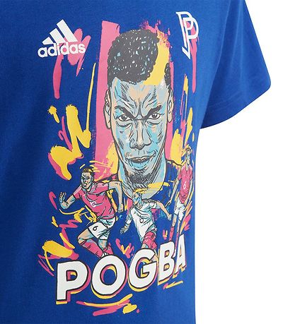 adidas Performance T-Shirt - Pogba - Halbklar Blue