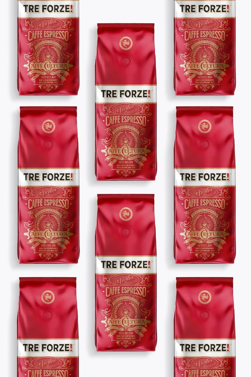 TRE FORZE! Caffe Espresso Vorteilspaket 8kg