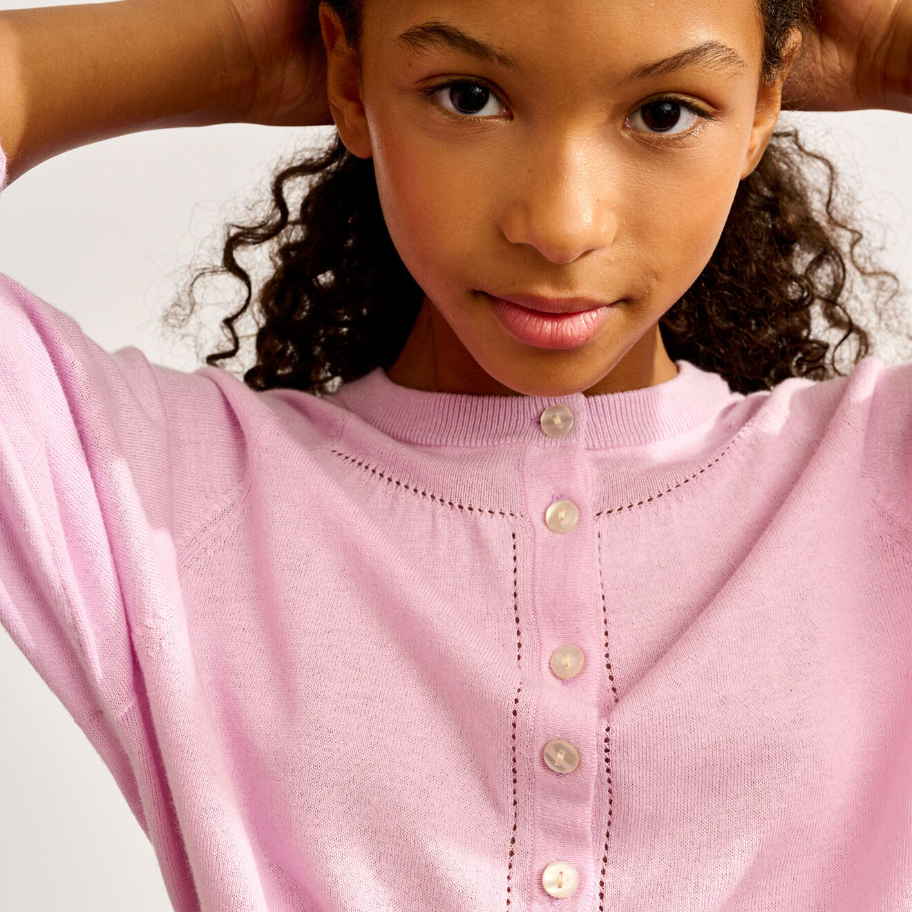 Bellerose Cardigan Gyco rose clématite