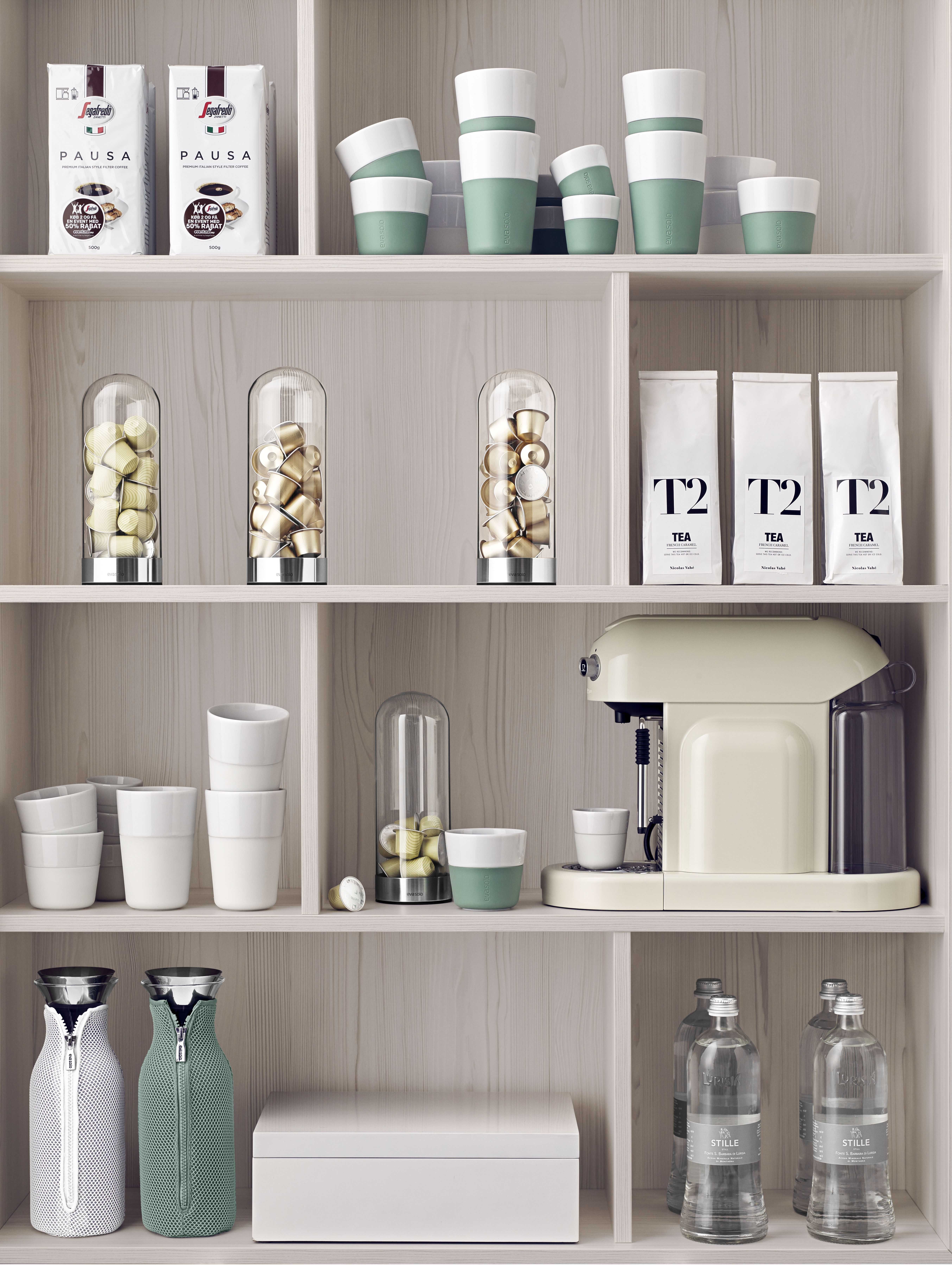 Distributeur de capsules de café verre | Transparent