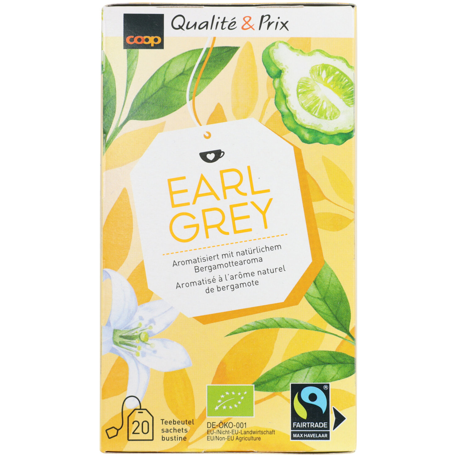 Naturaplan Bio Earl Grey 20 Portionen