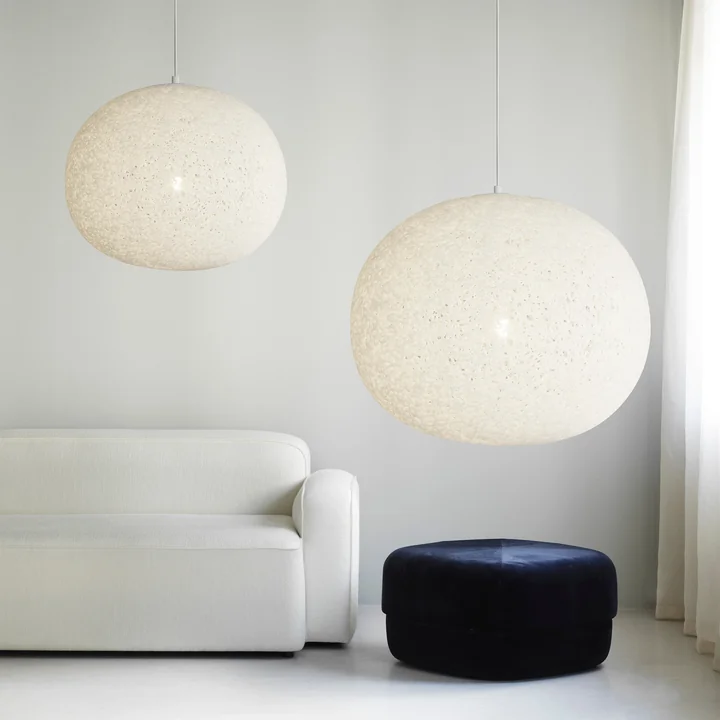 Normann Copenhagen - Act Pendelleuchte Ø 60 cm, weiss