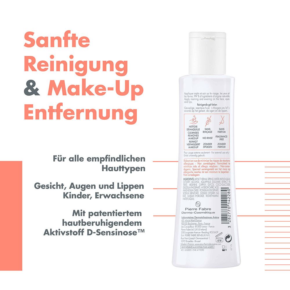 Avène Tolérance Reinigungslotion - empfindliche, allergische Haut und Rötungen