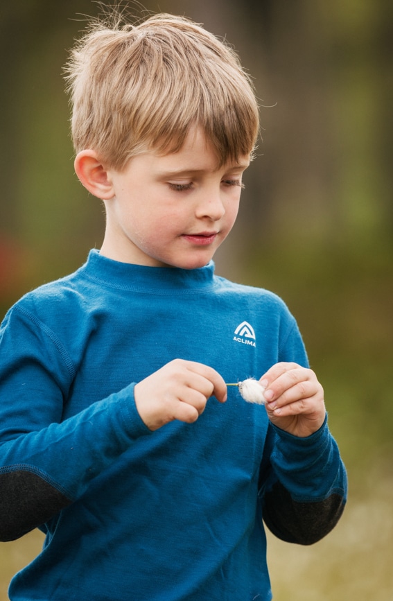 Aclima WarmWool Crewneck JR<br>Klassisk ulltrøye med rund hals!