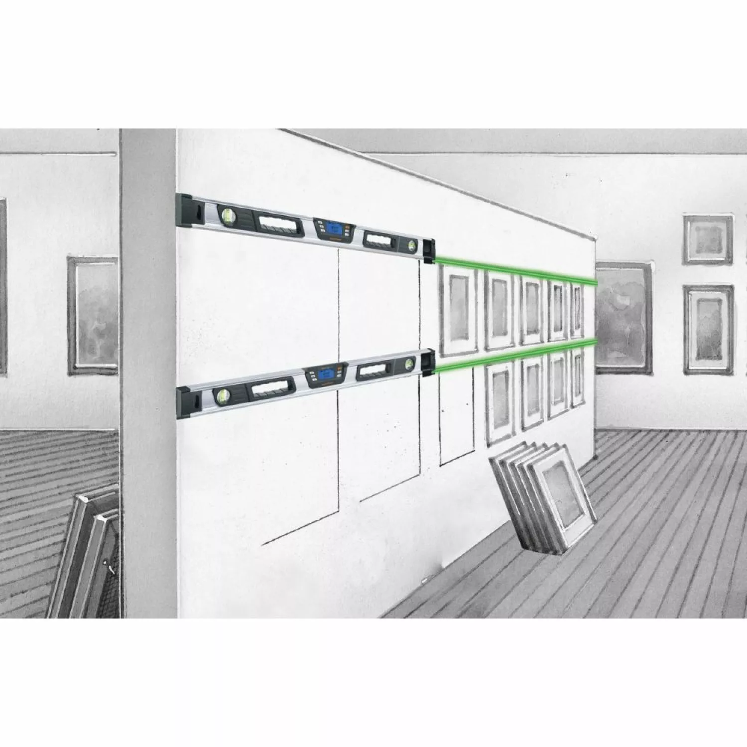 Laserliner DigiLevel-Laser G80 Digitale Elektronische waterpas - groene laser - 800mm
